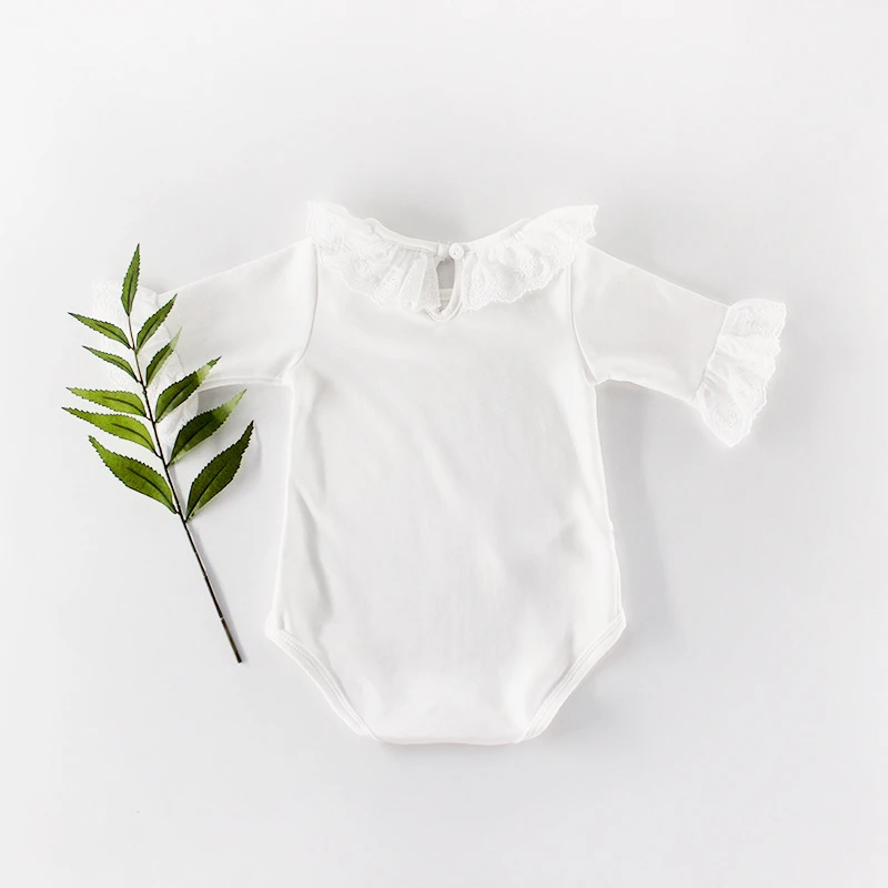 Koodykids/ боди для маленьких девочек; летние хлопковые кружевные комбинезоны; Модная одежда для маленьких девочек; белые кружевные модные летние комбинезоны