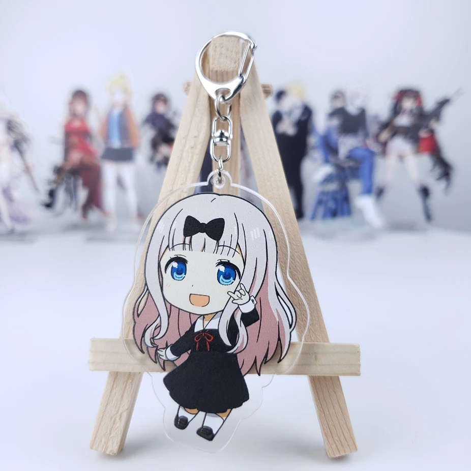 Аниме Kaguya-sama: Love Is War Kaguya Shinomiya Chika Fujiwara Косплей акриловая фигурка фигурный брелок