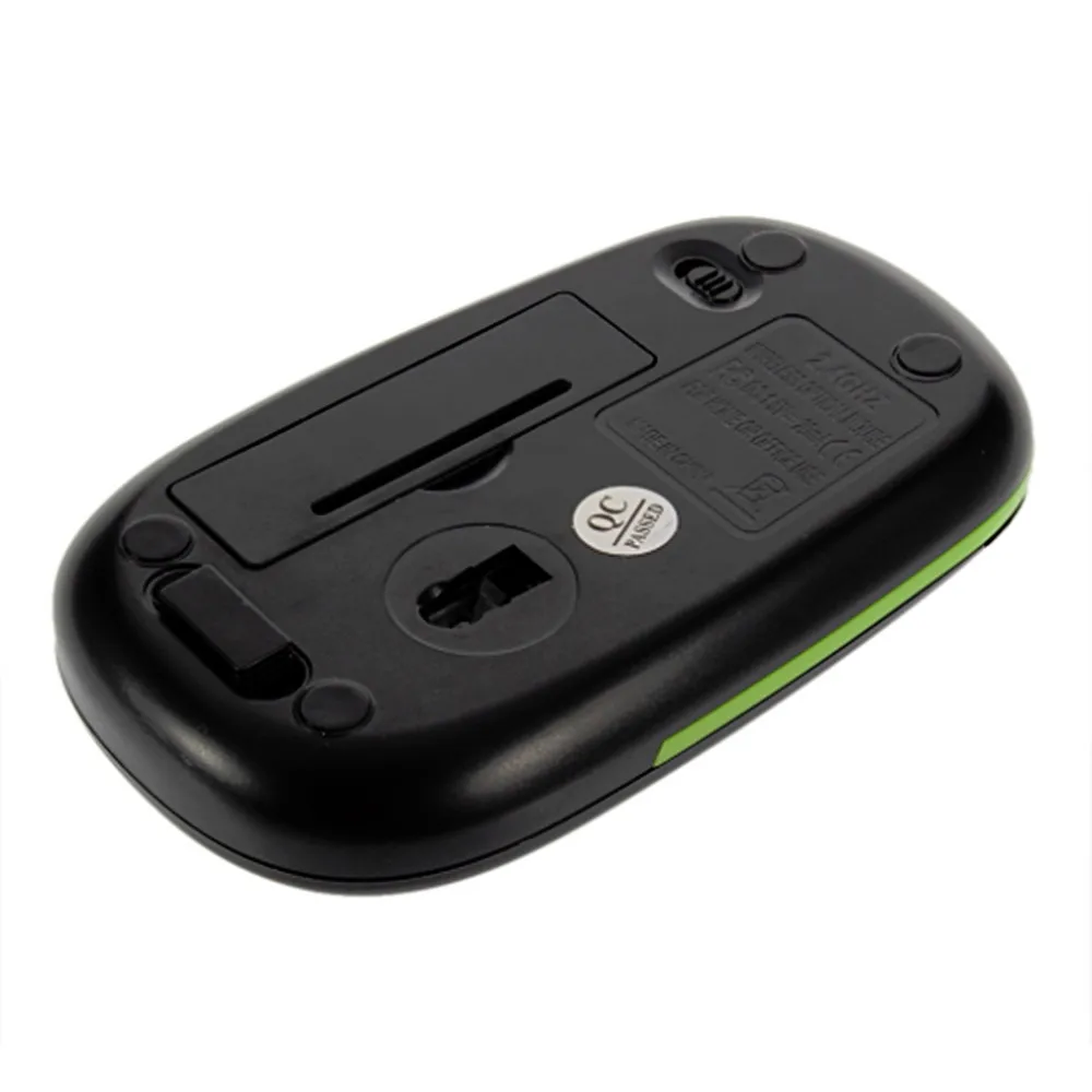2,4G беспроводная мышь USB 2,0 приемник супер тонкая Мини Милая оптическая беспроводная мышь USB мышь с правой прокрутки для ноутбука ПК видеоигры