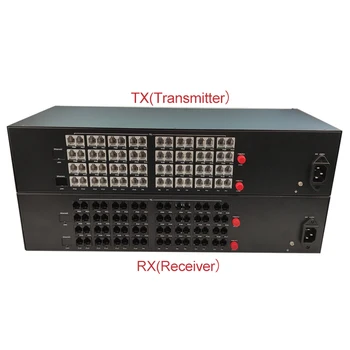 

64Channel PCM Voice telephone over Fiber Optical Media Converter FC SM 20km