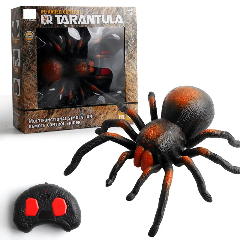 

Electric Remote Control Spider Adult Toy Strange New Spoof Trick Infrared Model Spider Walking New Year Gift