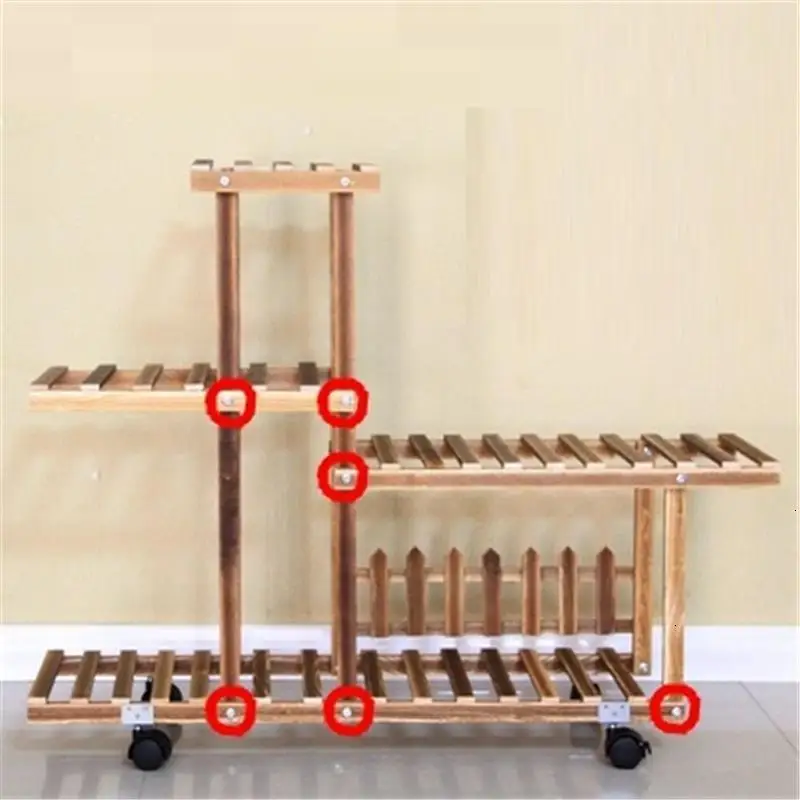 Для Repisa Para Plantas Wood Varanda Terraza Etagere Pour Plante Balcony Stojak Na Kwiaty полка напольная Цветочная