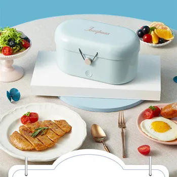 

220V 650ML Persnonal Electric Lunch Meals Heating Box Portable Electric Rice Cooker For Business Trip Travel School