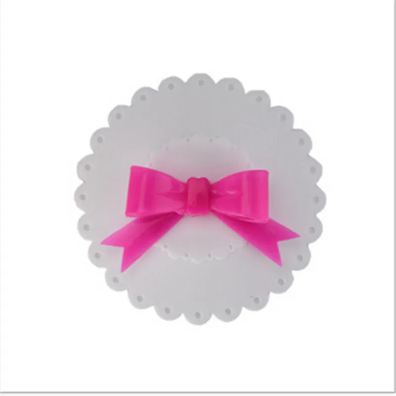 rose red bow Силиконовые чашки с кроличьими ушками крышки милые пылезащитные многоразовые крышки для чашек с защитой от пыли многоразовые уплотнительные крышки для кофейных чашек с защитой от пыли - Цвет: rose red bow