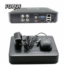 Система видеонаблюдения с 4CH 5в1 AHD DVR комплект 1.0MP/2.0MP аналоговая камера видеонаблюдения для наблюдения в помещении на открытом воздухе