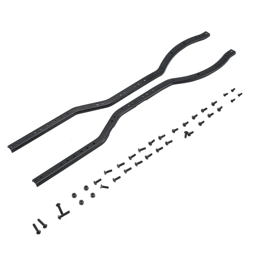 

2Pcs/set Steel Chassis Frame Rails for AXIAL SCX10 90027 SCX10 II 90046 90047 RC Car Crawler Truck Vehicle Model Parts