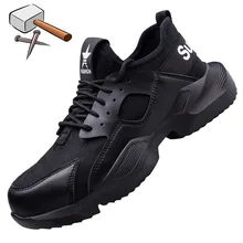 Мужские защитные кроссовки легкий композитный подносок и промежуточная подошва из кевлара рабочие ботинки Обувь Hiker Extra Grip