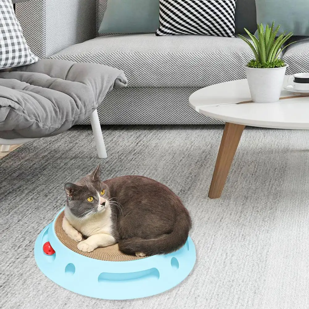 

Multifunctional Cat Scratch Board Round Wear-resistant Multifunctional Pet Toy Supplies Furniture Protection Cat Scratching Pad