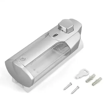 

350ml Liquid Soap Dispenser Wall Sanitizer Shampoo Dispensers Hand For Sink Bathroom Washroom Hotel Shower Bath with a Lock