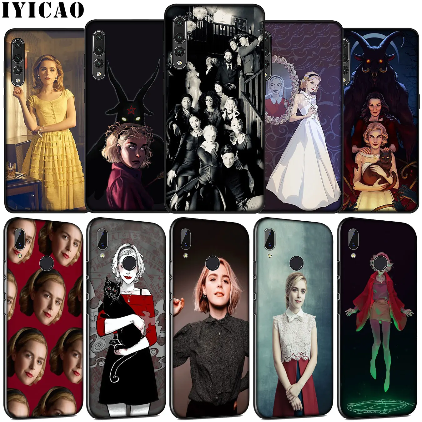 

IYICAO Chilling Adventures of Sabrina Soft Silicone Case for Huawei P30 P20 Pro P10 P9 Lite Mini 2017 2016 Cover P Smart Z 2019