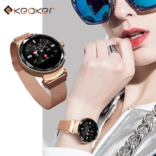 Keoker модные часы Smart Watch Для женщин монитор сердечного ритма спортивные Фитнес трекер для Android IOS лучший подарок для подруги