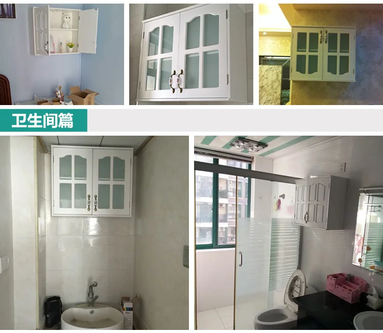 European kitchen cabinet wall cabinet bathroom balcony hanging cabinet bathroom storage cabinet wall hanging cabinet