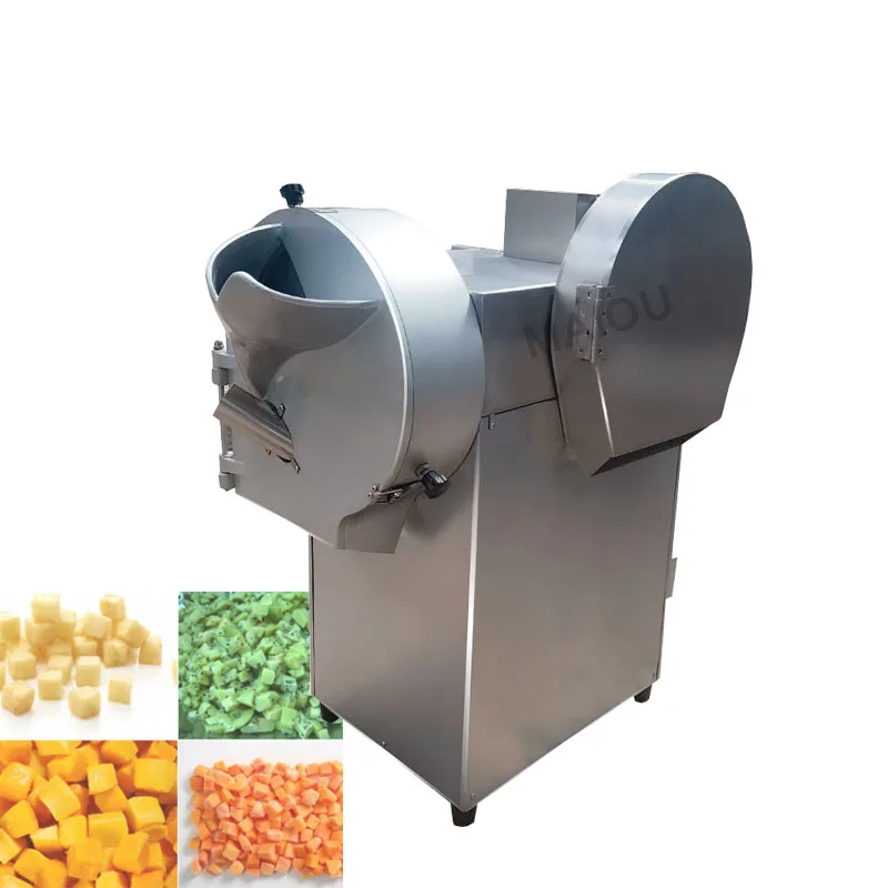 Vegetable and Fruit Cube Cutting Machine Potato Dicer Mango Cutting  Pineapple Dicing Machine