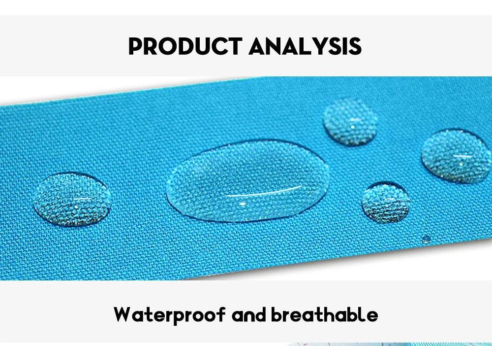 2 размера, эластичная кинезиологическая лента, дышащая, водонепроницаемая, для спортивного восстановления, спортивная лента для фитнеса, тенниса, колена, мышц, боли, Acces
