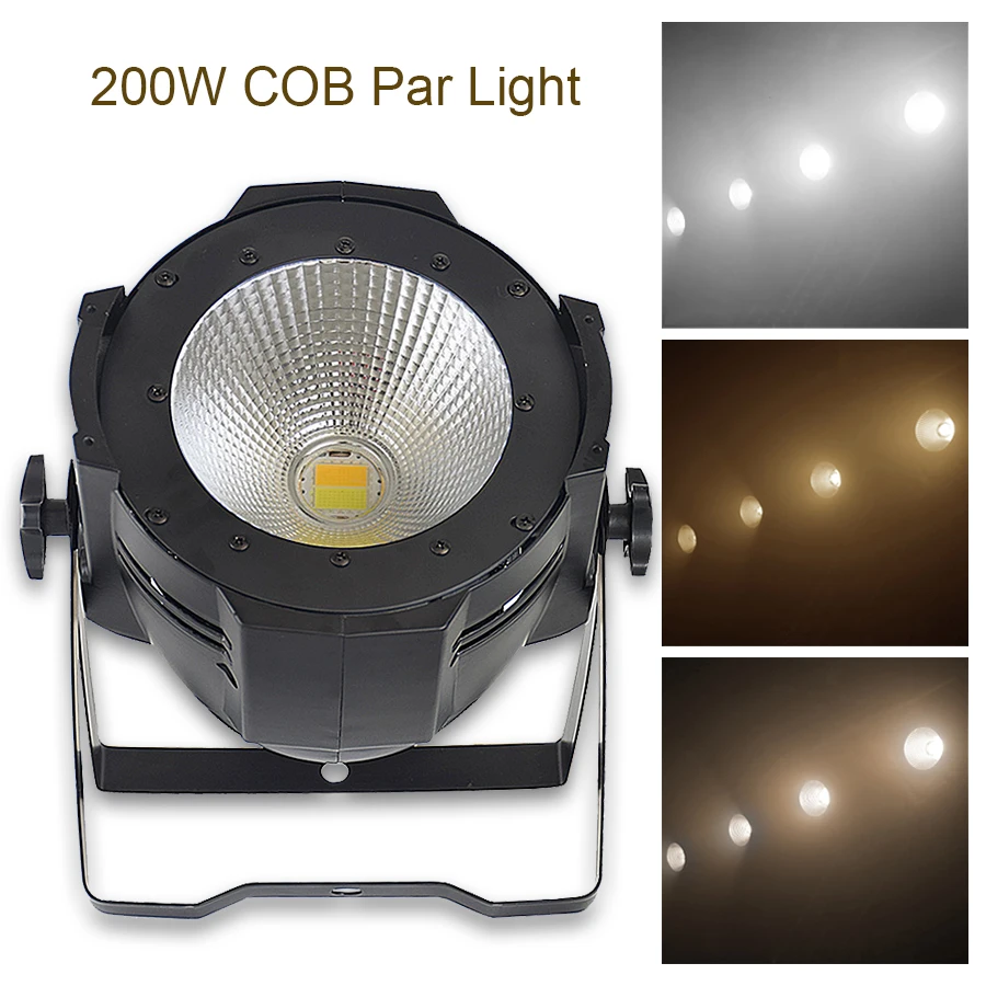 Cob Led 2 в 1 белый/теплый цвет 200 Вт Par Can Dmx Светильник подходит для дискотеки сцены