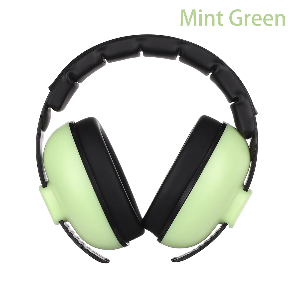 Новые детские наушники с шумоподавлением детские защитные наушники для защиты слуха Модные Разноцветные удобные наушники - Цвет: mint green