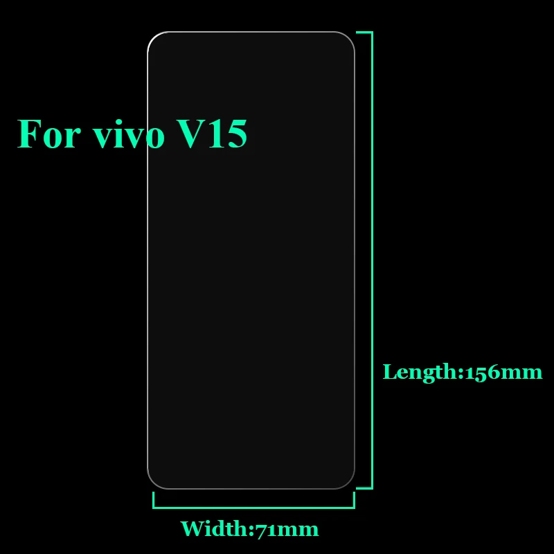 3 шт./лот для vivo V15 9H 2.5D Закаленное стекло Защита экрана Pro V15pro 6 39 &quotЗащитная пленка