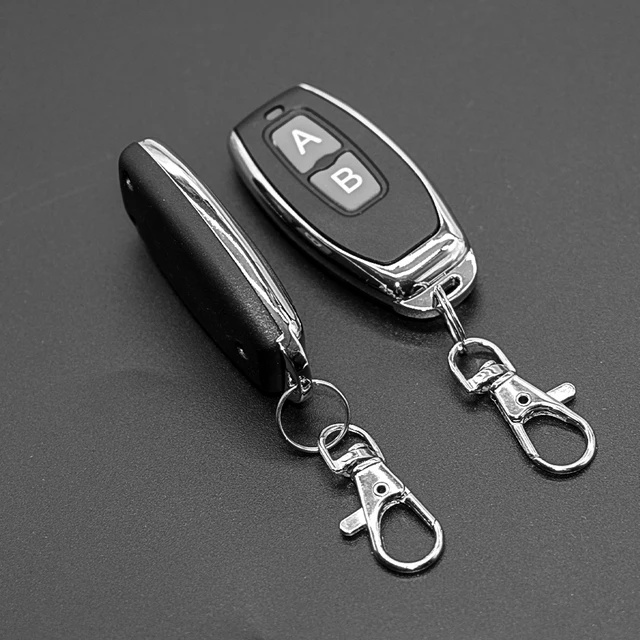 2 Buttons Garage Door Remote Control 433MHz 433.92 MHz Clone Fixed Code Transmitter 433 Gate KeyFob Hand Transmitter 3