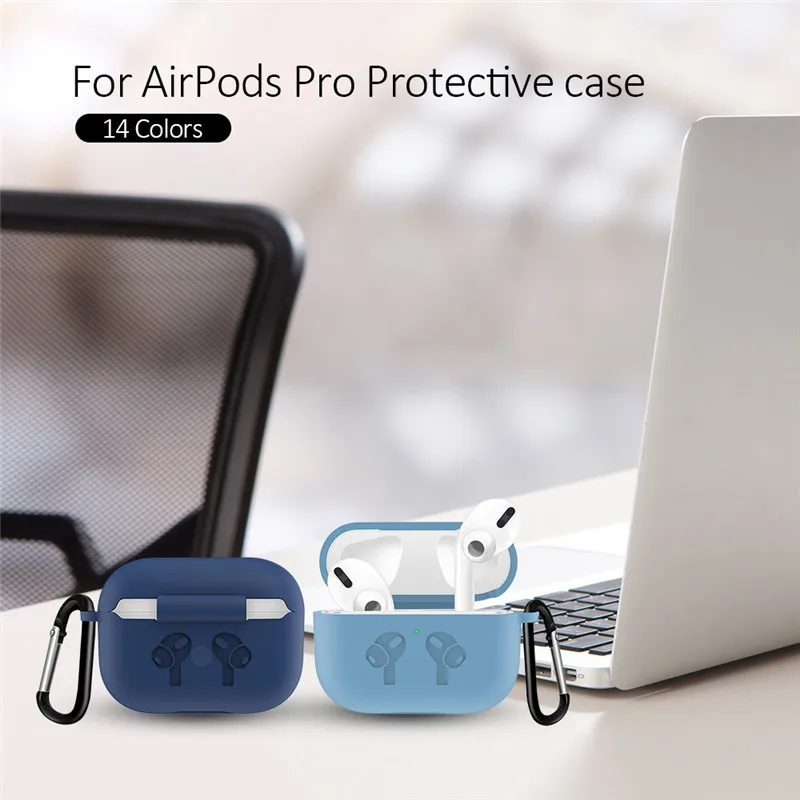 Силиконовый чехол/металлическая Пылезащитная наклейка для Airpods Pro Bluetooth наушники Защитная крышка с крючком, для Airpods Pro Аксессуары