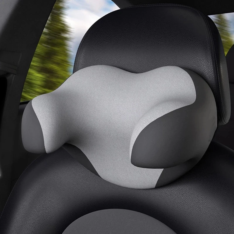 

Universal Car Seat Pillow Memory Foam Car Headrest Head Neck Pillow Support Sleep Side Head High Elastic Telescopic U-Shape Gift