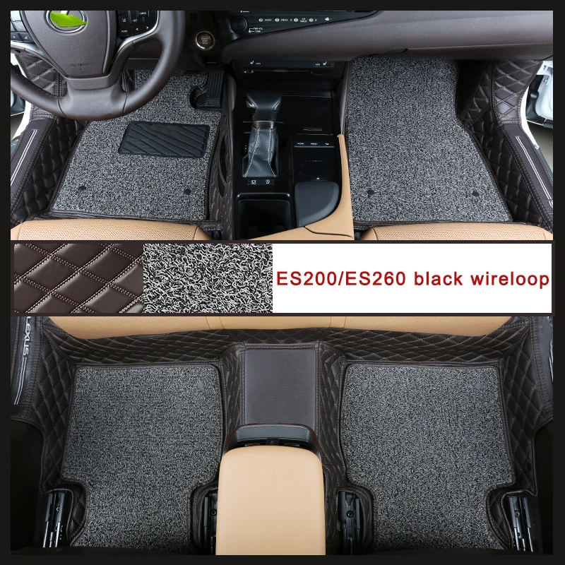 Lsrtw2017 для Lexus Es ES200 ES260 ES300h автомобильный напольный коврик, коврик для ног, водонепроницаемые накладки для интерьера, аксессуары - Название цвета: product picture 2