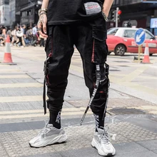 Мужские крутые Брюки с карманами Свободные Мужские Классные хип-хоп новые модные Джоггеры мужские брюки уличная Hombre мужские повседневные Модные брюки карго