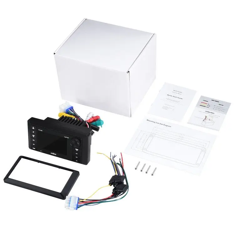 US $208.80 Marine Bluetooth Stereo AudioVideo Receiver AM FM Radio MECH Less For Yacht Power Sport Marine Audio Video Media Player