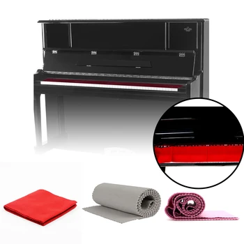 

Cotton Blend Music Instrument Piano Keyboard Cover Beginner Soft Cleaning Cloth Master Entertainment Full Decorative Anti-Dust