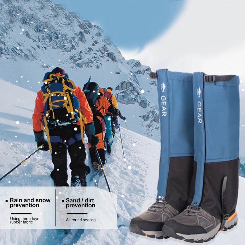 Outdoor Wasserdicht Wanderschuhe Gamaschen Klettern Schnee Leggings Schuhe Cover 