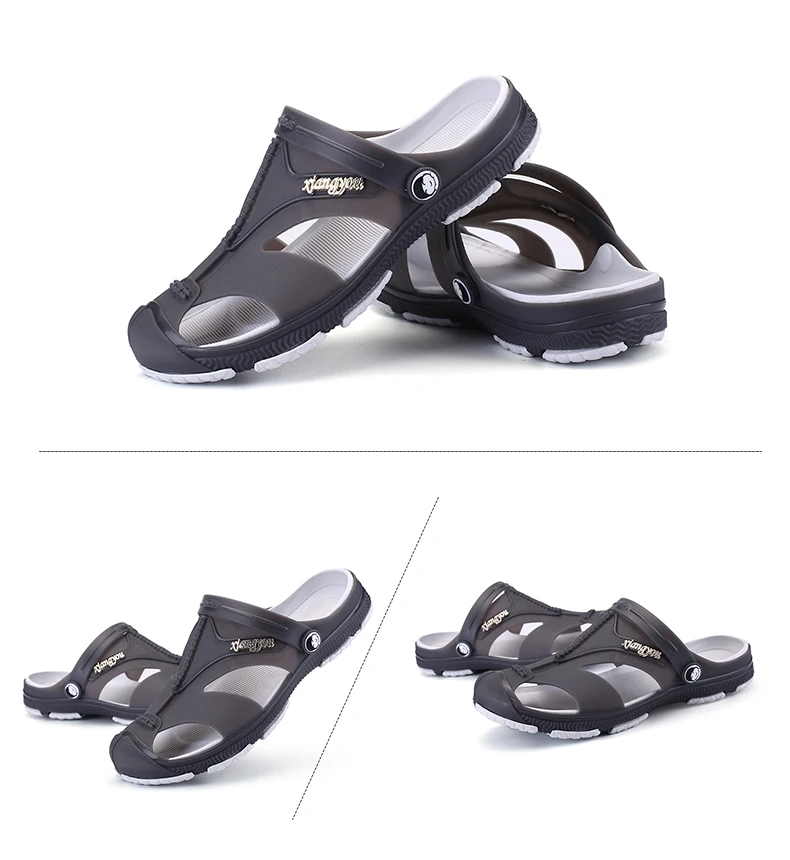 Crocse удобные мужские сандалии для бассейна летняя обувь для пляжного отдыха мужские садовые Сабо без застежки повседневные водные шлепанцы для душа в помещении