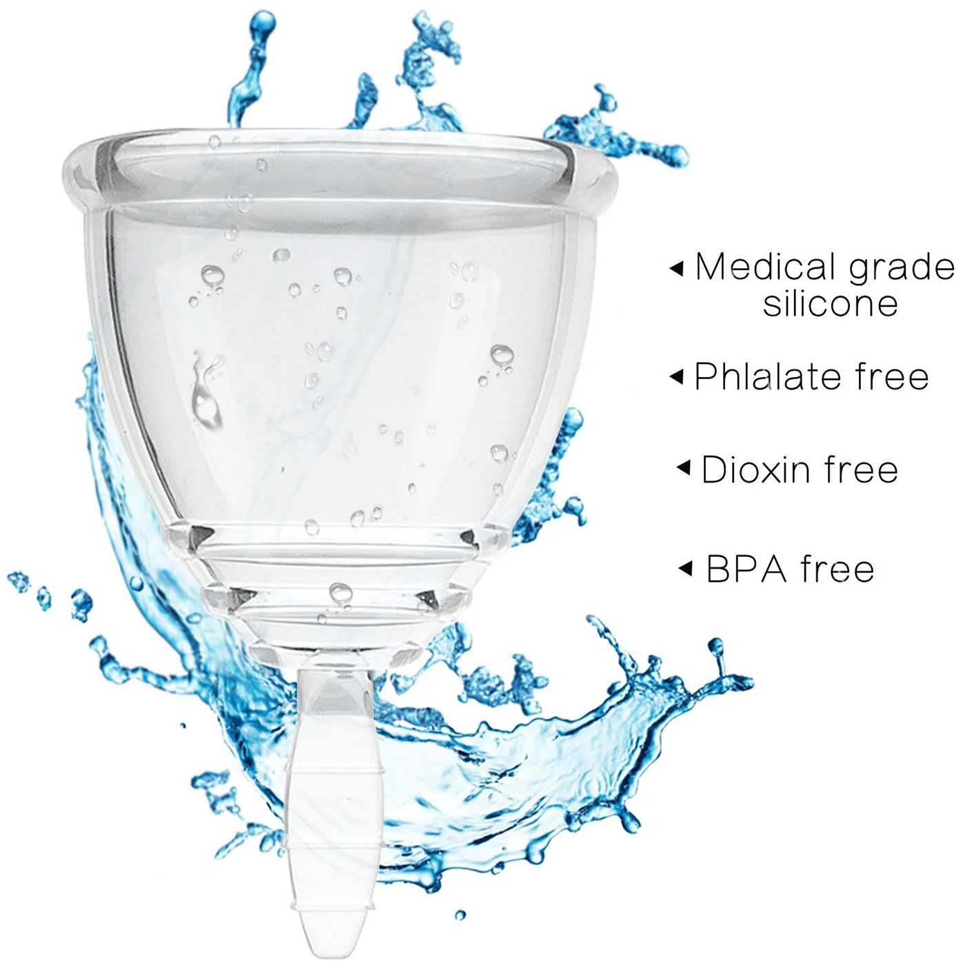 Menstrual Cup Medical Silicone Menstrual Cup Feminine Hygiene Period Woman Lady Copa Coletor