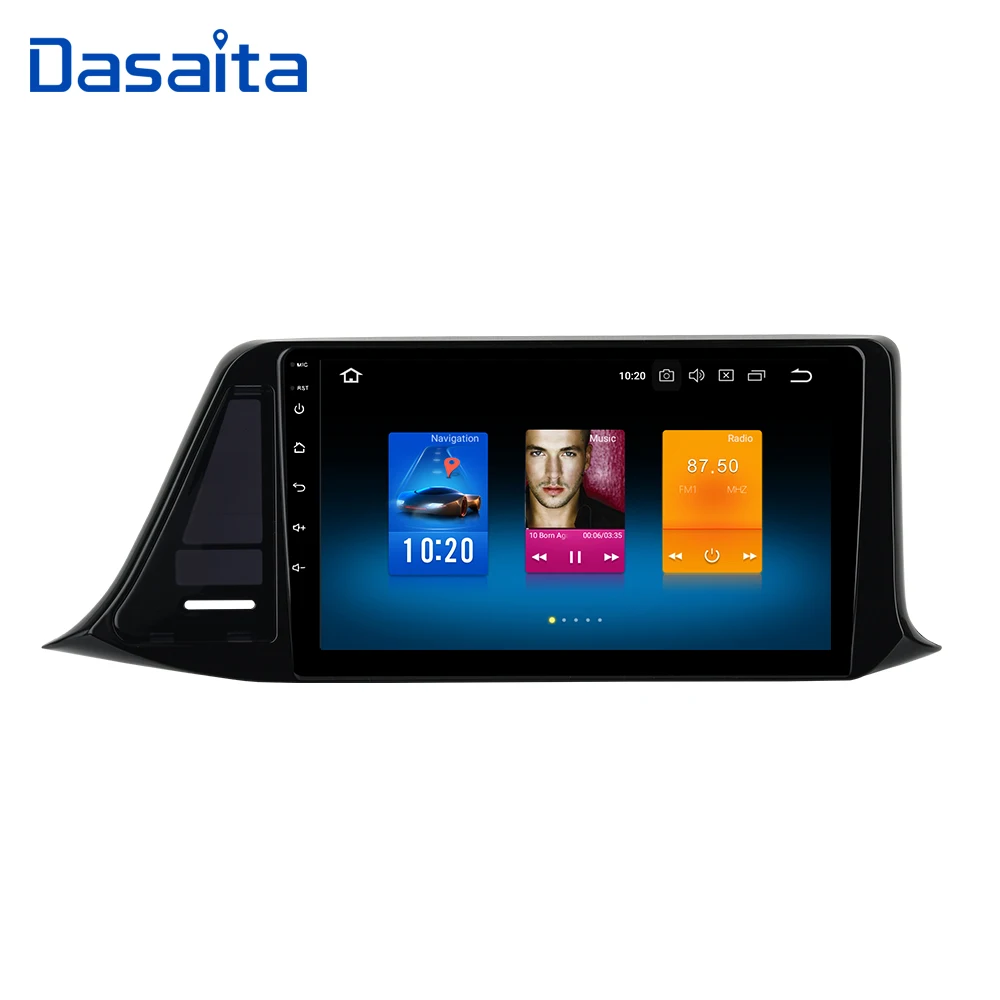 Dasaita " ips Android 9,0 Автомобильный мультимедийный плеер для Toyota C-HR CHR RHD gps навигация Bluetooth 1080P видео