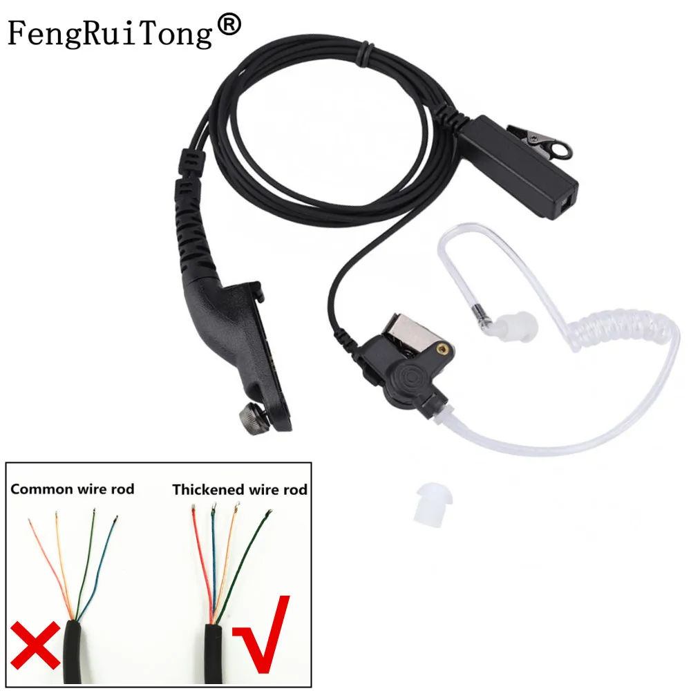 M21 Large PTT Mic Headset Acoustic Tube Earpiece For Motorola DP4800 DP4801 XPR6550 DGP4150 P8268 Walkie Talkie etc | Мобильные