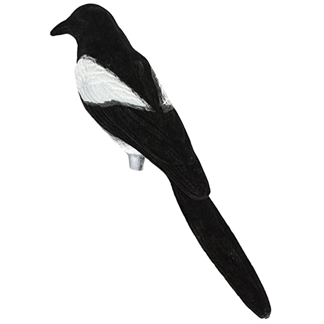 Teljes Test Realisztikus Magpie Csaló Vermin Lövés Vadászdekoráció Kerti Állati Madár Dekoráció Dísz - Image 4