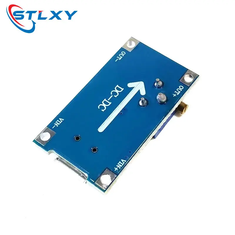 MT3608 DC-DC 조정 가능한 부스트 모듈 2A 부스트 플레이트 스텝 업 모듈, 마이크로 USB 2V-24V 5V 9V 12V 28V