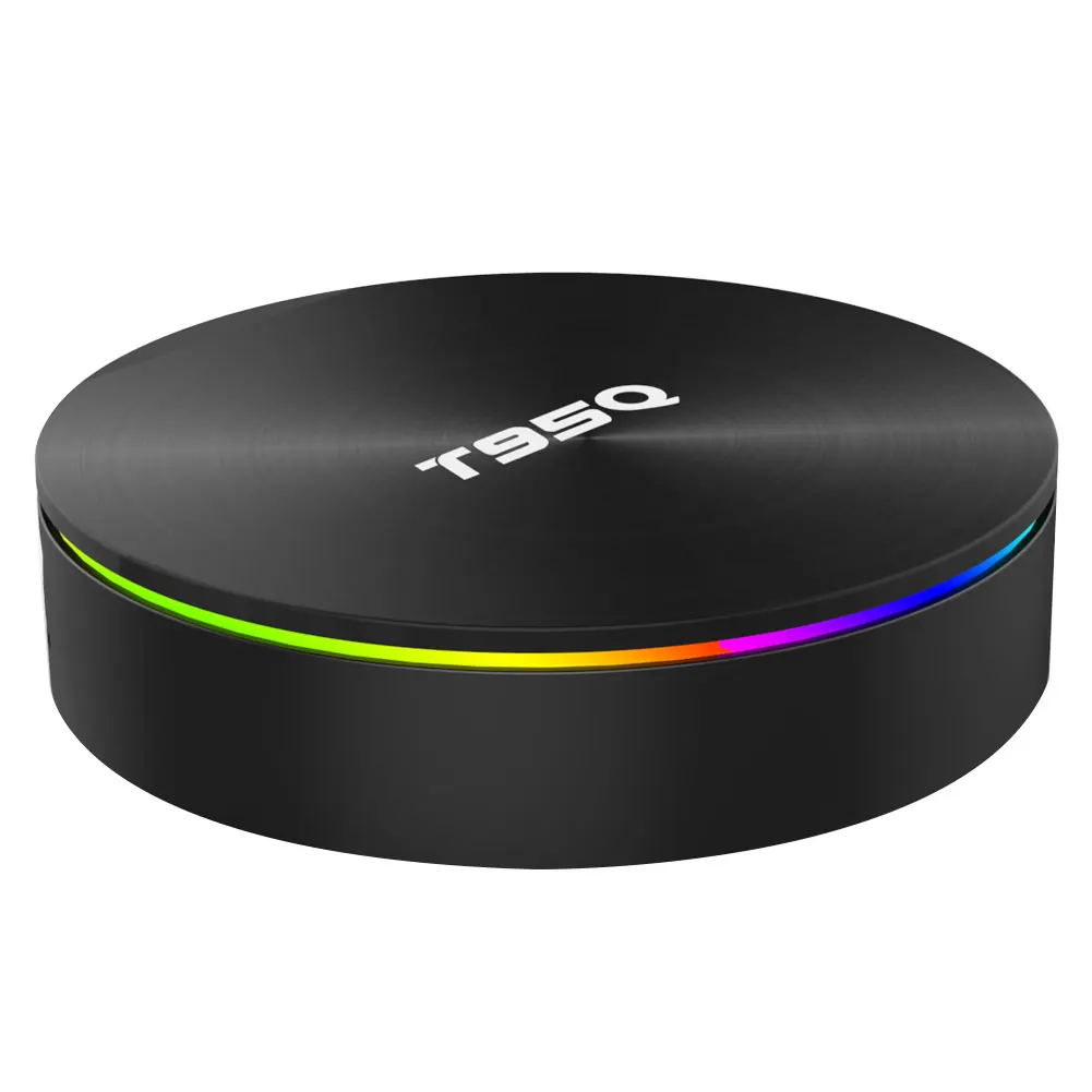 Новейший T95Q Android 8,1 Smart tv BOX 4GB+ 64GB 4K четырехъядерный WiFi Netflix Youtube Google Play домашний аудио медиа