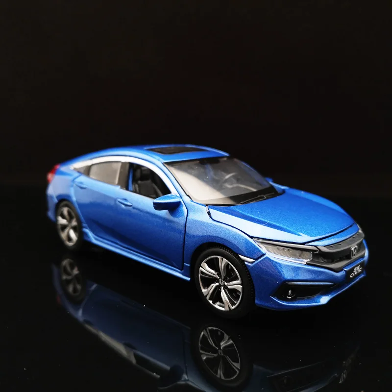 1/32 масштаб Honda Civic литый под давлением автомобиль из сплава сборная игрушка