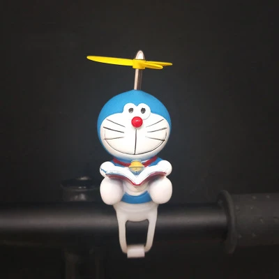 Read book Bicycle Bell Cartoon Doraemon Silicone Bike handlebar can ring and bright 1 bike bell toy for electric bike/motorcycle/helmet - Цвет: Read book