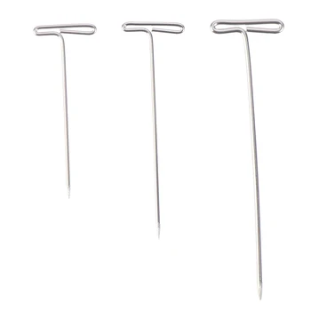 

100 Pcs T-Pins For Holding Wigs Hair Extender Wig Extension Making Blocking Knitting Modeling And Crafts