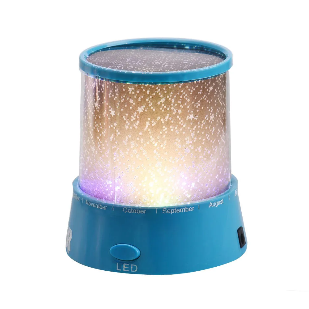 Romantic Amazing Cosmos Moon Colorful Master Star Sky Universal Night Light Kid Chidren Projector lamp Christmas Gift Present