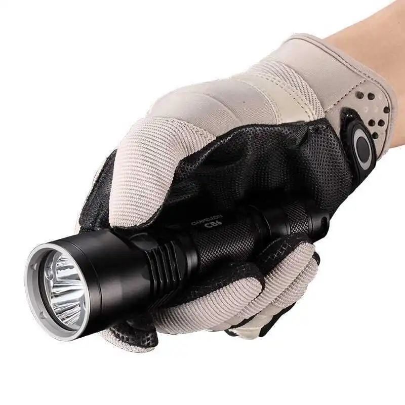 NITECORE CB6 тактический фонарь два основных Cree XP-G2 светодиодный 440 люменов XP-E синий светодиодный фонарик 18650 батарея