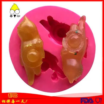 

than Straw Hat Cat Silicone Fondant Mold Fragrance Mode DIY Baking Cake Accessories Mode Mobile Phone di jiao mo
