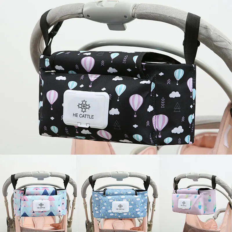 

Large Capacity Waterproof Baby Stroller Bag Maternity Diaper Organizer Stroller Accessoris Baby Bag Pram Buggy Cup Holder Bag