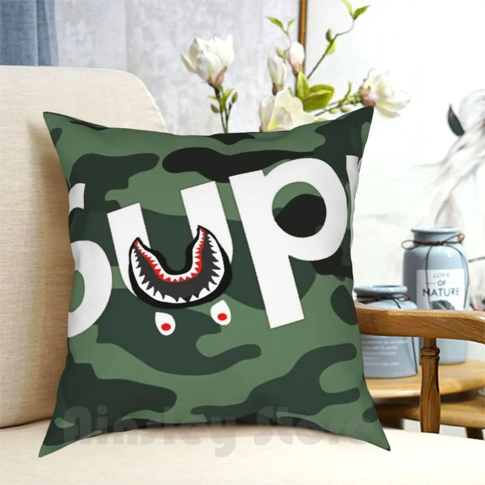 Sushark Pillow Case Printed Home Soft Throw Pillow Hypebeast 3D Insane  Trendy  Dengkul Funny Cool Awesome - AliExpress