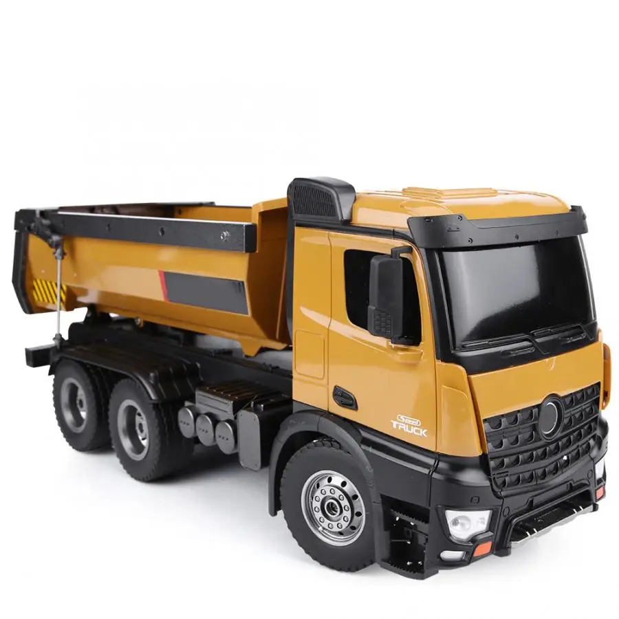 HUINA 1573 1/14 Масштаб 2,4 ГГц Радиоуправляемый грузовик с дистанционным управлением, инженерные игрушки для детей, подарок для мальчиков, горячая распродажа