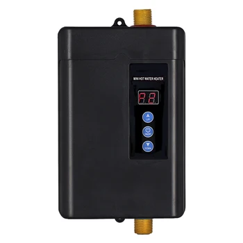 

110 220V Instantaneous Water Heater Shower Faucet Intelligent Touch Heating Fast 3 Seconds Hot Shower with Temperature Disply