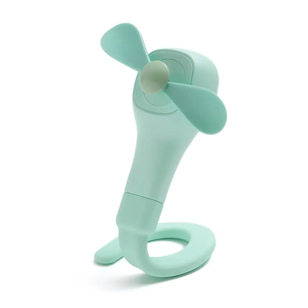 

Small Fan Telescopic Hose Handle Desktop Small Fan Usb Charging Handheld Folding Fan Removable USB Fan
