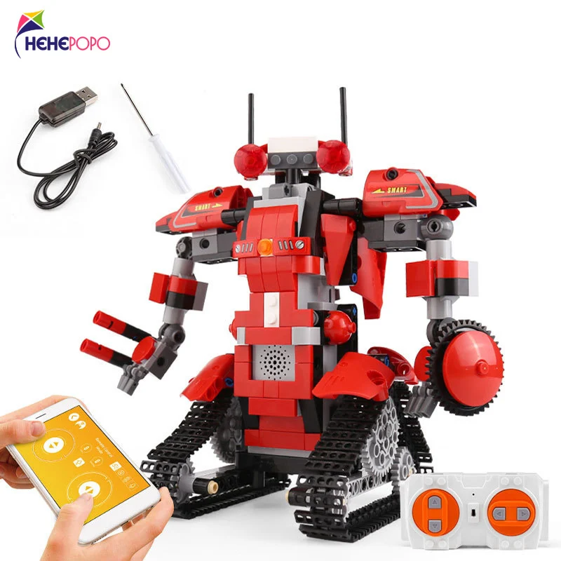 

RC Robot Diy Technic Power Building Blocks Function Smart Tracked Remote Control Fit BOOST Motor Technic Blocks Bricks 13001