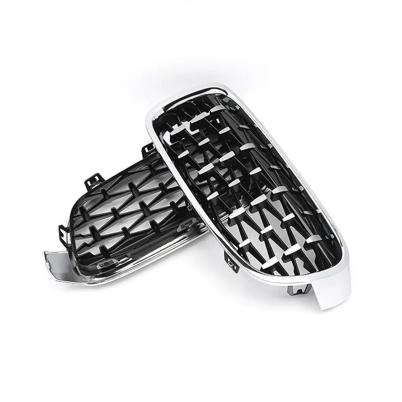2 шт./компл. автомобильный передний бампер алмазные решетки протектор для BMW F30 F31 3-Series 2012 2013 гоночные грили