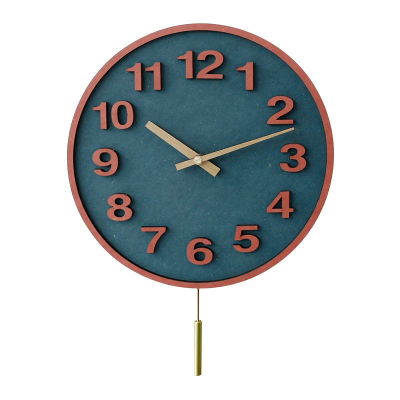 

Large 3d Wall Clock Modern Pendulum Clock Wall Clocks Home Decor Living Room Nordic Swing Clocks Home Watch Horloge Gift SC616